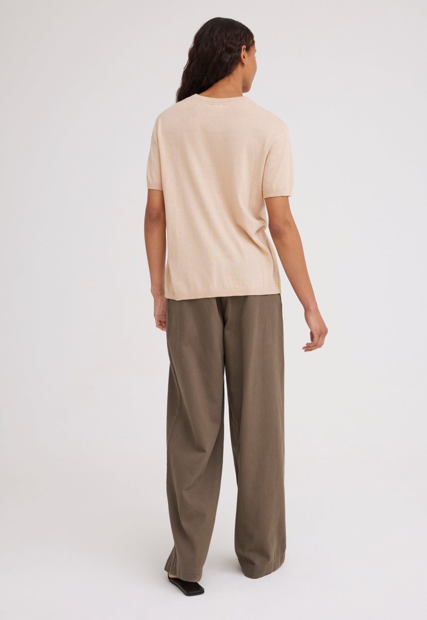 Jac + Jack NAGNATA Highlighter Tee - Sandstone Charteuse